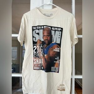 Mitchell & Ness Slam Shaq Magazine Cover Shirt Size Medium